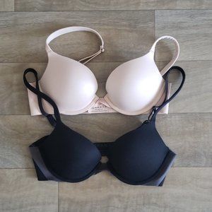 Spanx - Pillow Cup Bra Bundle (Black and Nude)